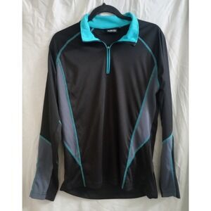 Subaru Black Label 1/4 Zip Athletic Pullover Long Sleeve Women's Large